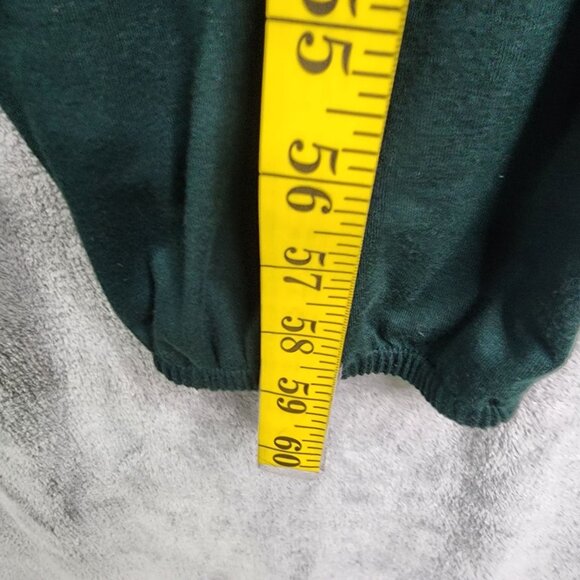 Womens Green Pretty Garden Drawstring Waist Jumpsuit V Neck Faux Wrap Size XL - Picture 8 of 9